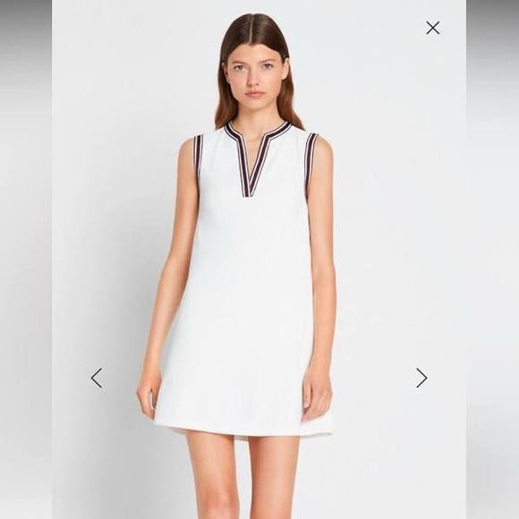Tory Burch White Sleeveless Tunic Tennis Dress-NWT - Picture 1 of 12